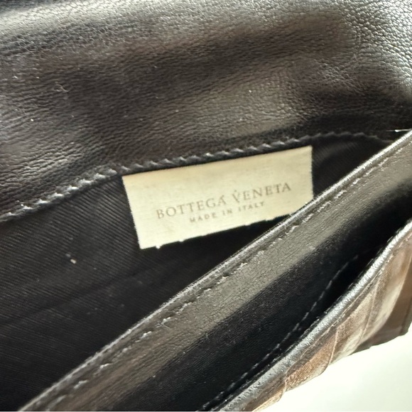 Bottega Veneta Intrecciato Botanical Embossed Leather Rare Continental Wallet - Picture 8 of 10
